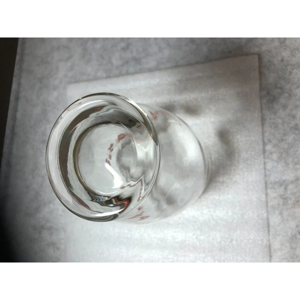 1 ~Vintage Pink Gooseberry Juice Glass 3.5